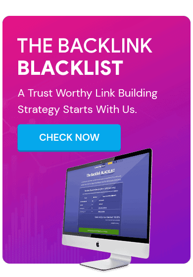 backlink blacklist